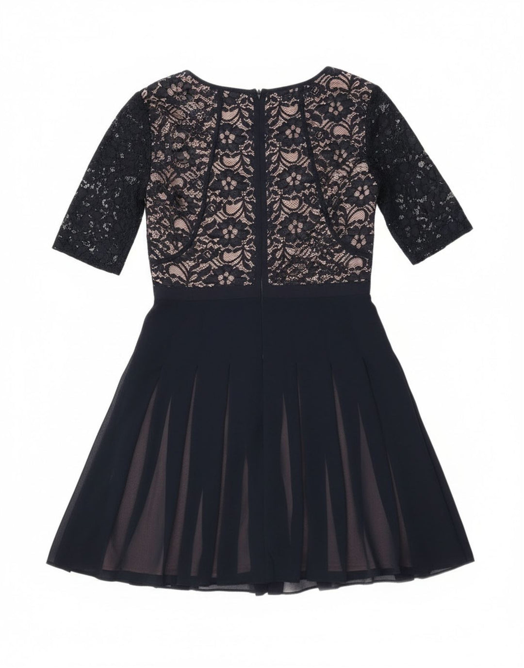 Coast Womens Dantela Rochie A-Line UK 8 Mic Bleumarin Poliamidă