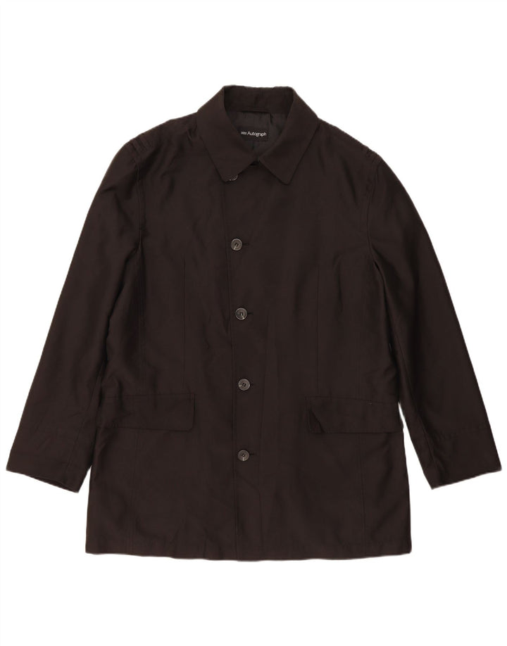 Jachetă pentru bărbați Marks & Spencer Autograph Regular Fit Utility UK 40 Large Black