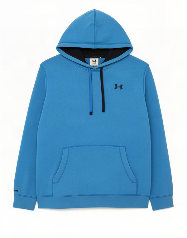 Pulover cu glugă Under Armour pentru bărbați, XL, albastru, bumbac