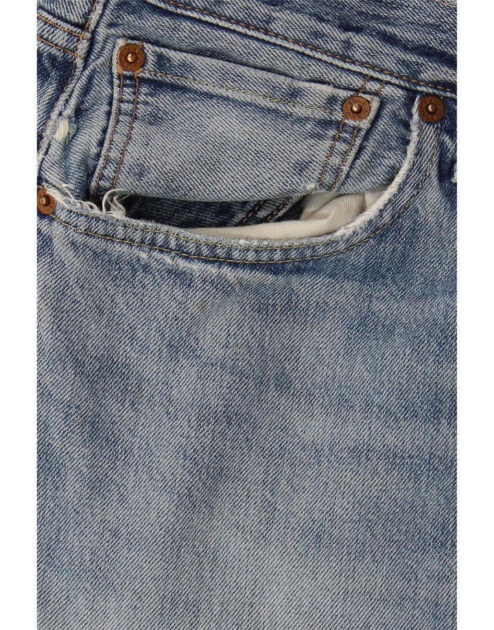 Blugi slim pentru bărbați Levi's Distressed W34 L35 Blue
