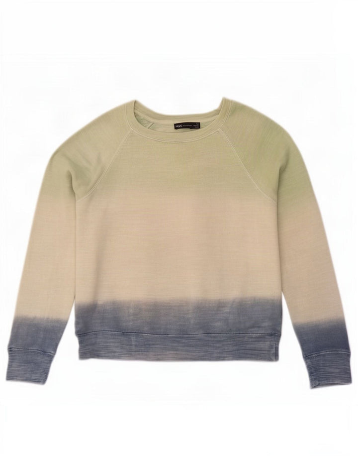 Pulover pentru damă Marks & Spencer pentru femei UK 12 Medium Green Colorblock