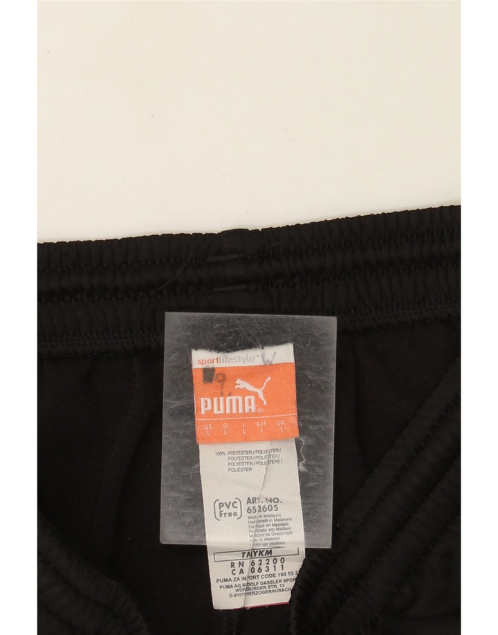 Pantaloni de trening PUMA pentru bărbați, mari, negru, poliester color bloc