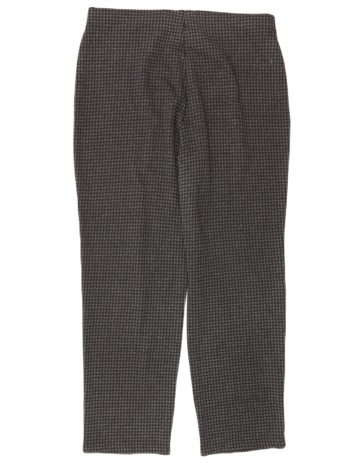 Pantaloni pentru femei Marks & Spencer UK 14 Large W32 L27 Gri Houndstooth