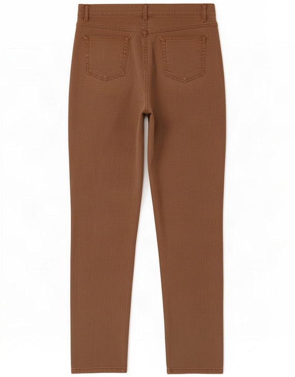 Marks & Spencer Blugi drepti pentru femei Marea Britanie 20 2XL W38 L31 Maro Bumbac