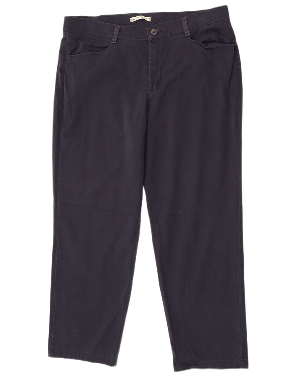 Pantaloni casual Lee pentru femei, drepte, relaxate US 18 2XL W38 L30 bleumarin