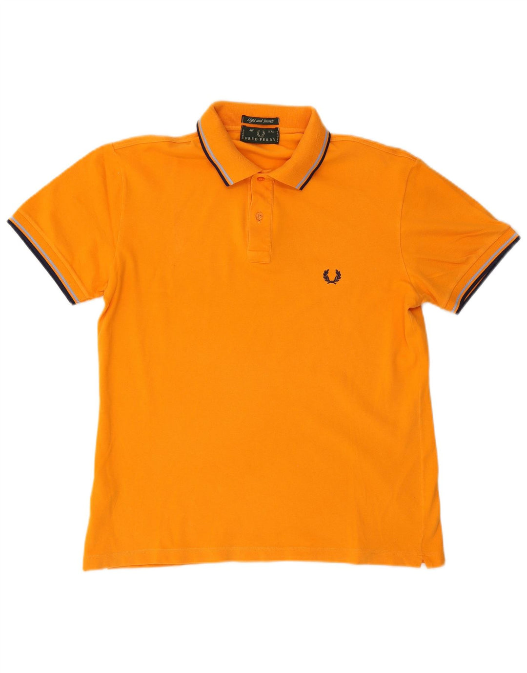 Fred Perry Polo pentru bărbați, ușor și elastic, bumbac mare portocaliu
