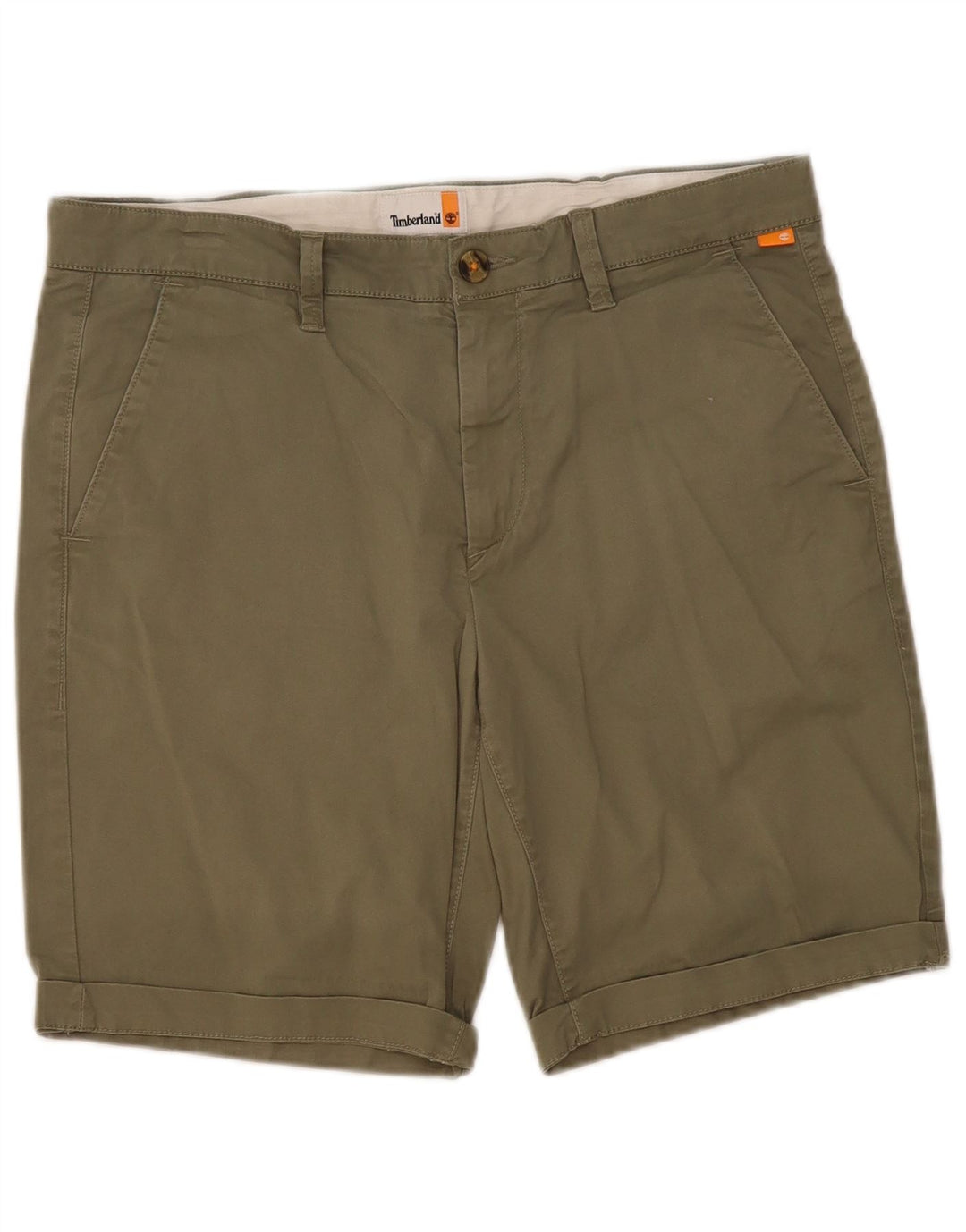 Pantaloni scurți chino pentru bărbați Timberland W33 bumbac kaki mediu