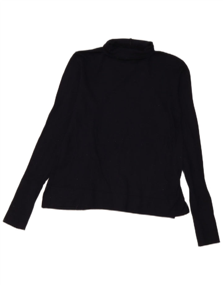 Bluză pentru femei Zara UK 12 Medium Bleumarin Modal