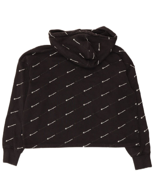 Pulover cu glugă supradimensionat pentru femei Champion UK 10 Small Black