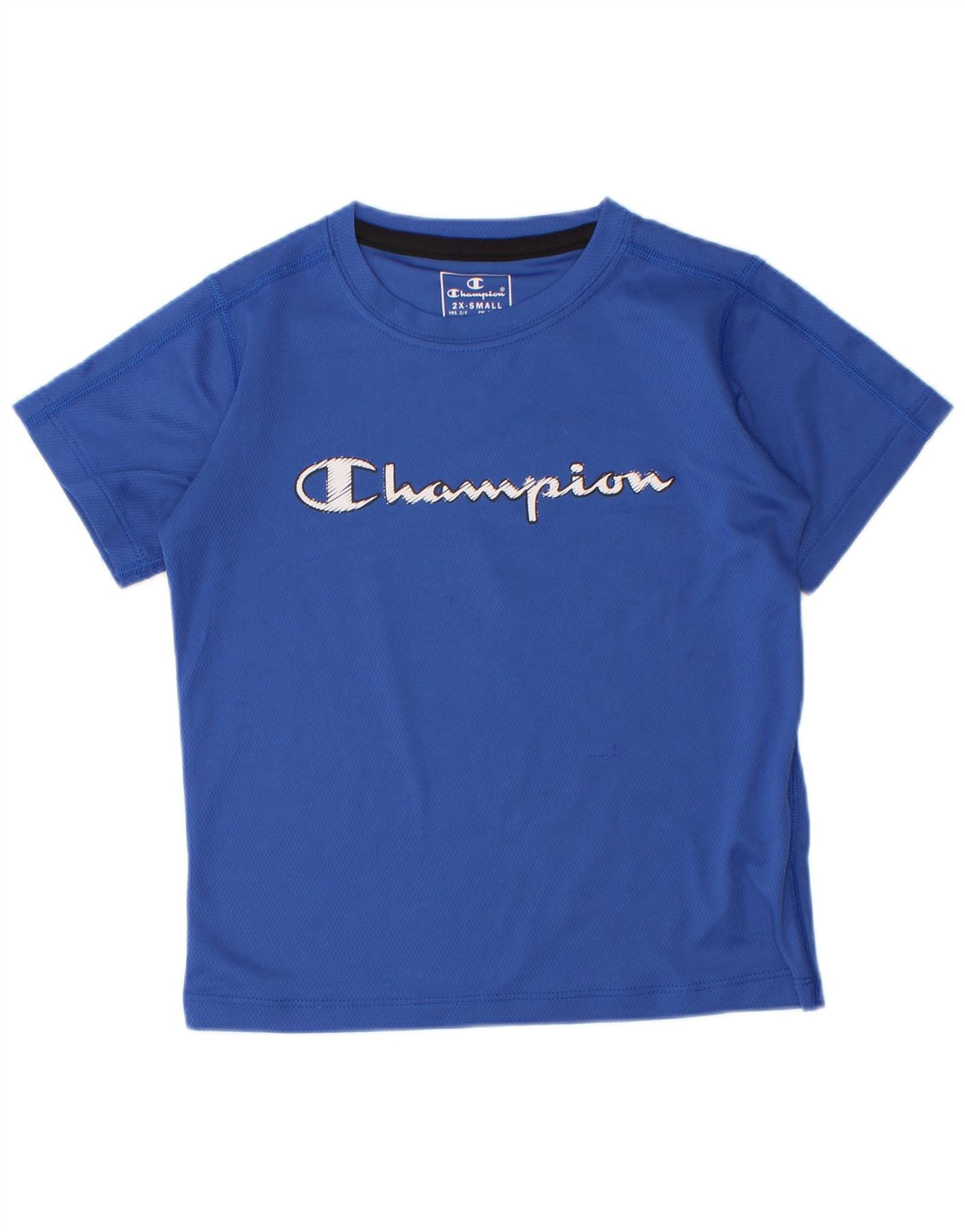 Tricou grafic Champion pentru băieți Top 3-4 ani 2XS poliester albastru