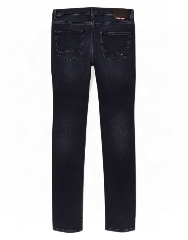 Blugi pentru bărbați Tommy Hilfiger Layton Slim W34 L30, bumbac bleumarin