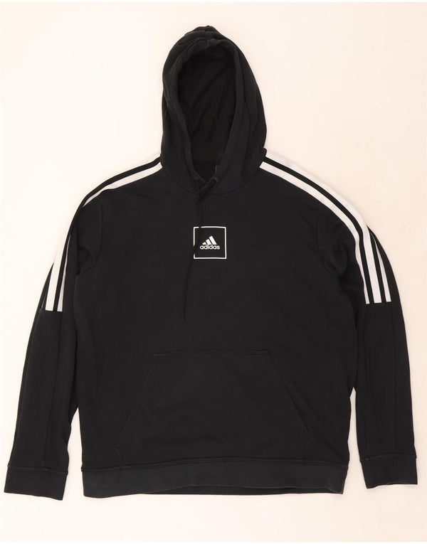 Pulover Adidas pentru bărbați XL, bumbac negru