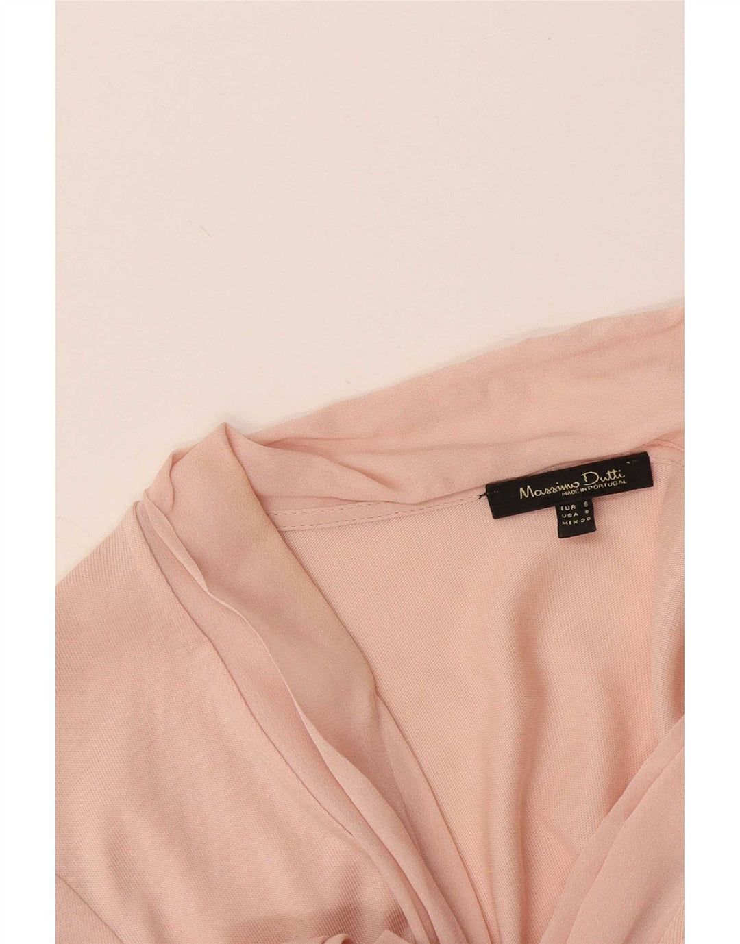 Bluză cu mânecă lungă pentru femei Massimo Dutti Top UK 10 Small Pink
