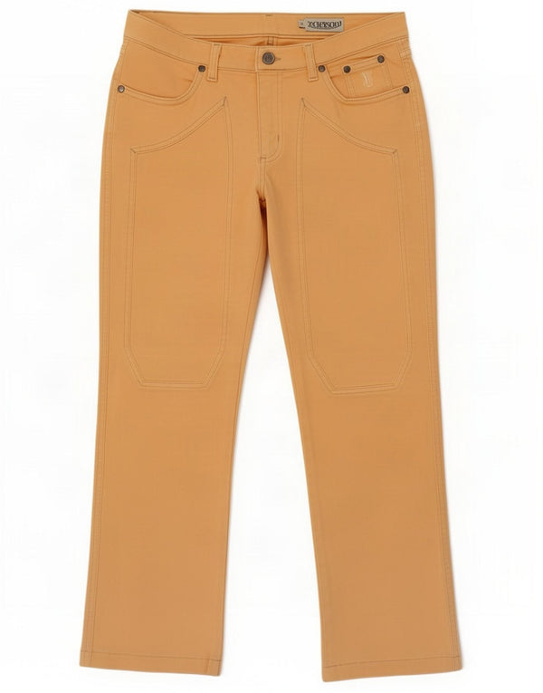 Jeckerson blugi drepti pentru femei W28 L26 bumbac galben