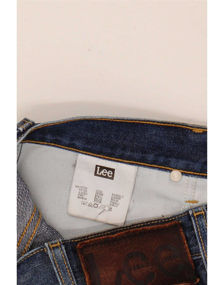 Blugi Lee Zed Distressed drepte pentru bărbați W32 L32 bumbac albastru