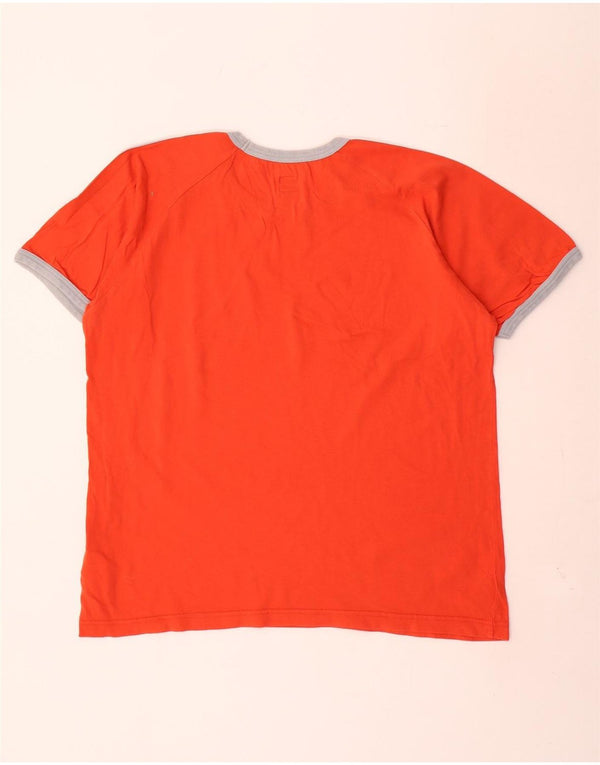 Tricou grafic Adidas pentru bărbați Top XL bumbac portocaliu