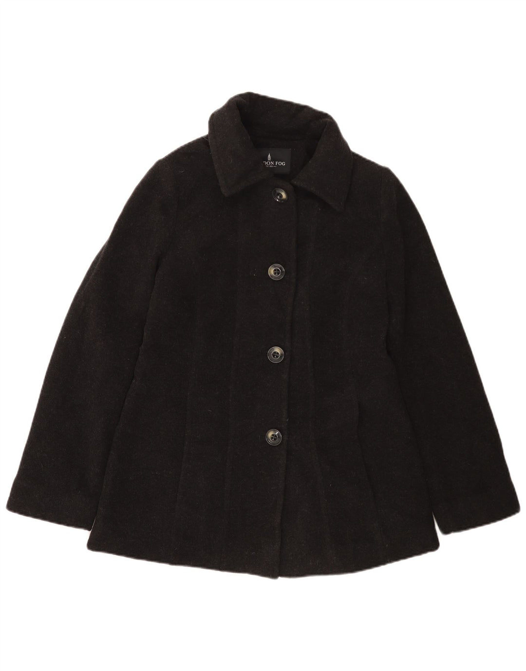 LONDON FOG pardesiu pentru femei UK 10 mic din lână gri