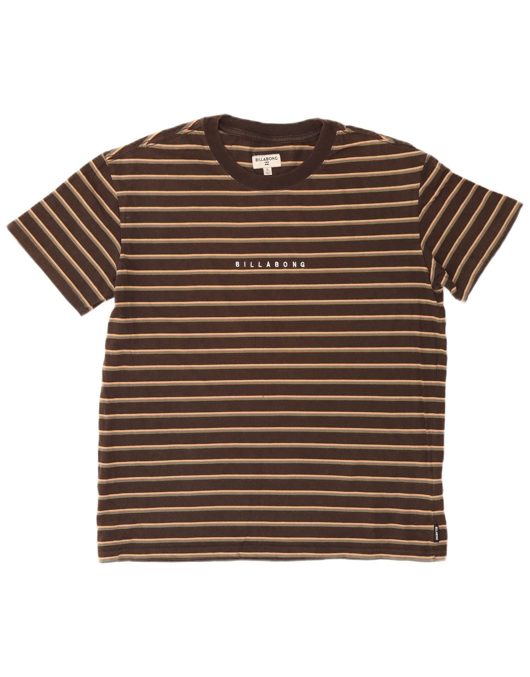 Tricou pentru bărbați Billabong Top din bumbac cu dungi maro mediu