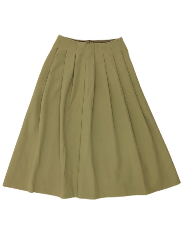 Fusta plisată pentru femei LES COPAINS UK 0 2XS W24 Kaki