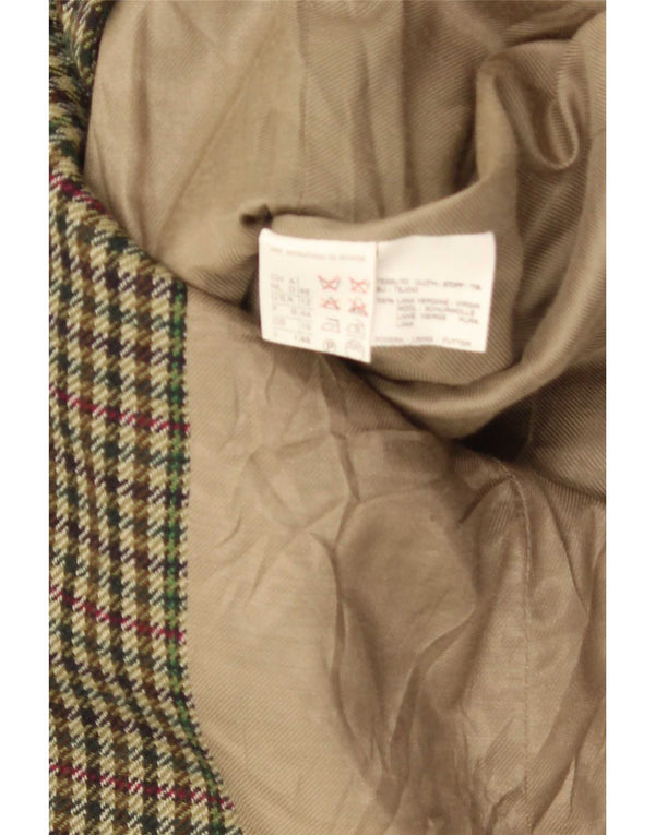 Jachetă Blazer de weekend pentru femei Max Mara UK 16 mare verde Houndstooth