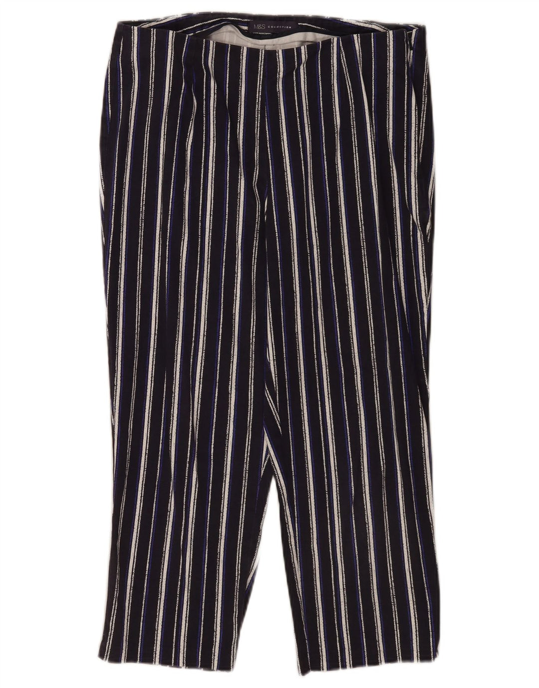 Pantaloni Capri pentru femei Marks & Spencer UK 12 Medium W30 L20 Bleumarin