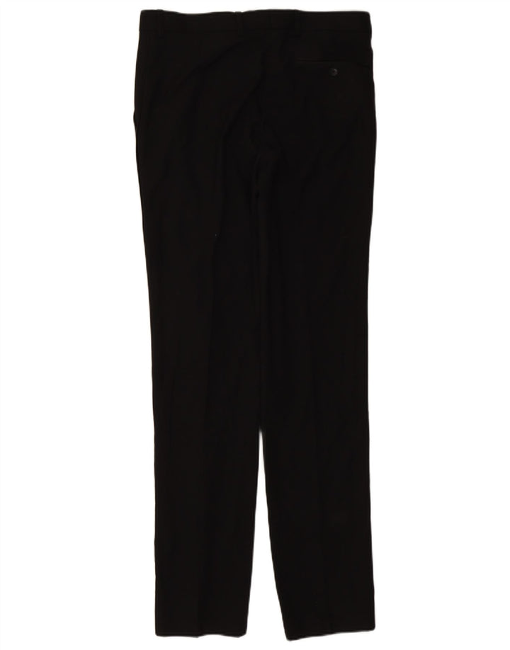 Marks & Spencer Pantaloni de costum slim pentru bărbați L32 L33 Poliester negru