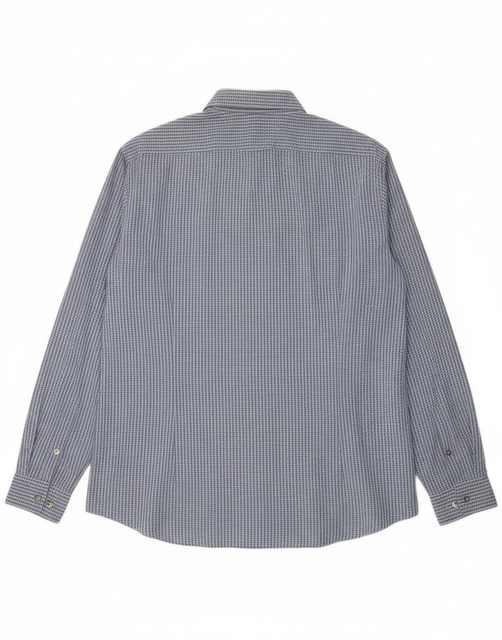 Cămașă pentru bărbați Calvin Klein Slim Fit Mărimea 43 17 XL Blue Check