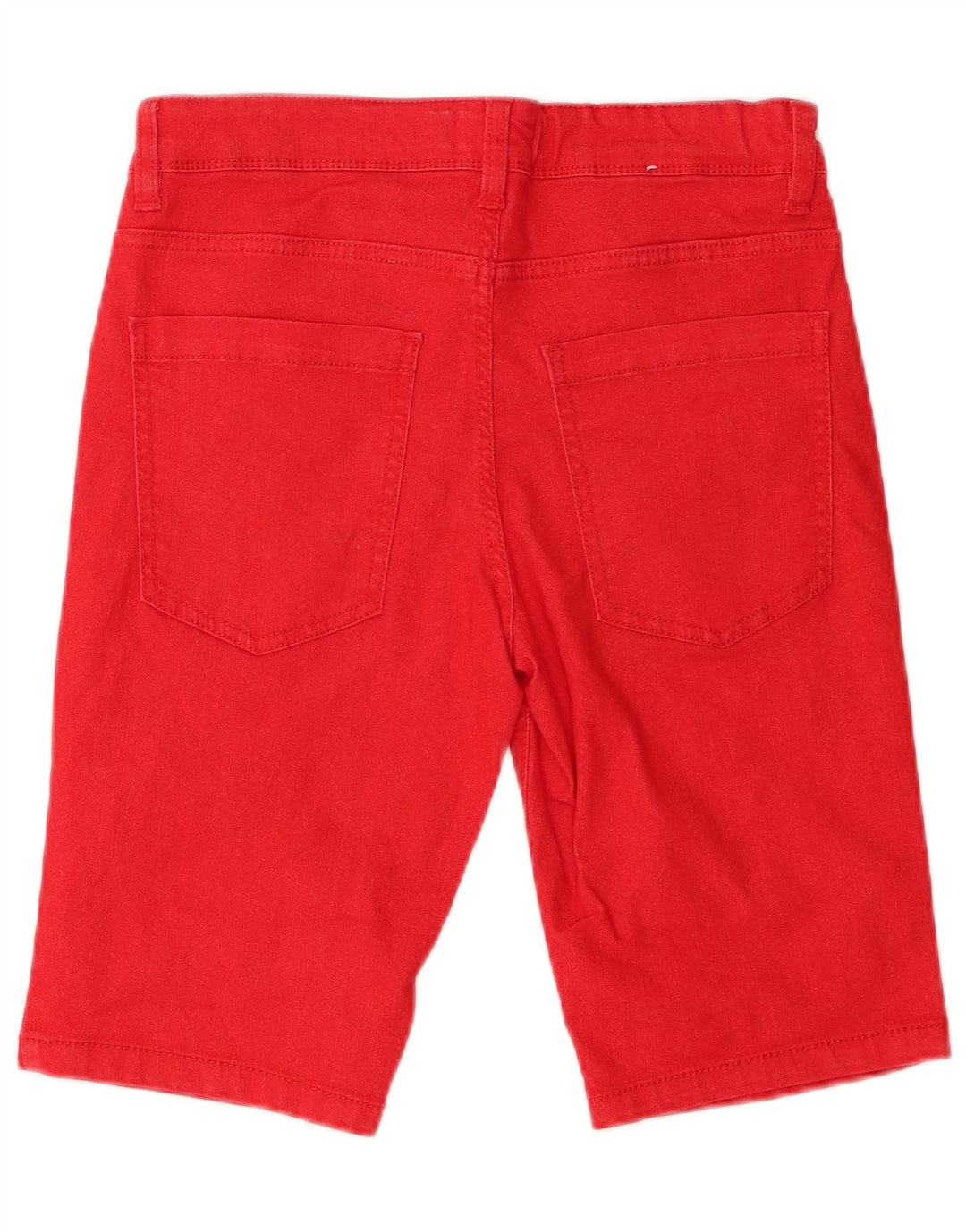 Pantaloni scurți din blugi Benetton pentru băieți 15-16 ani W29 roșu
