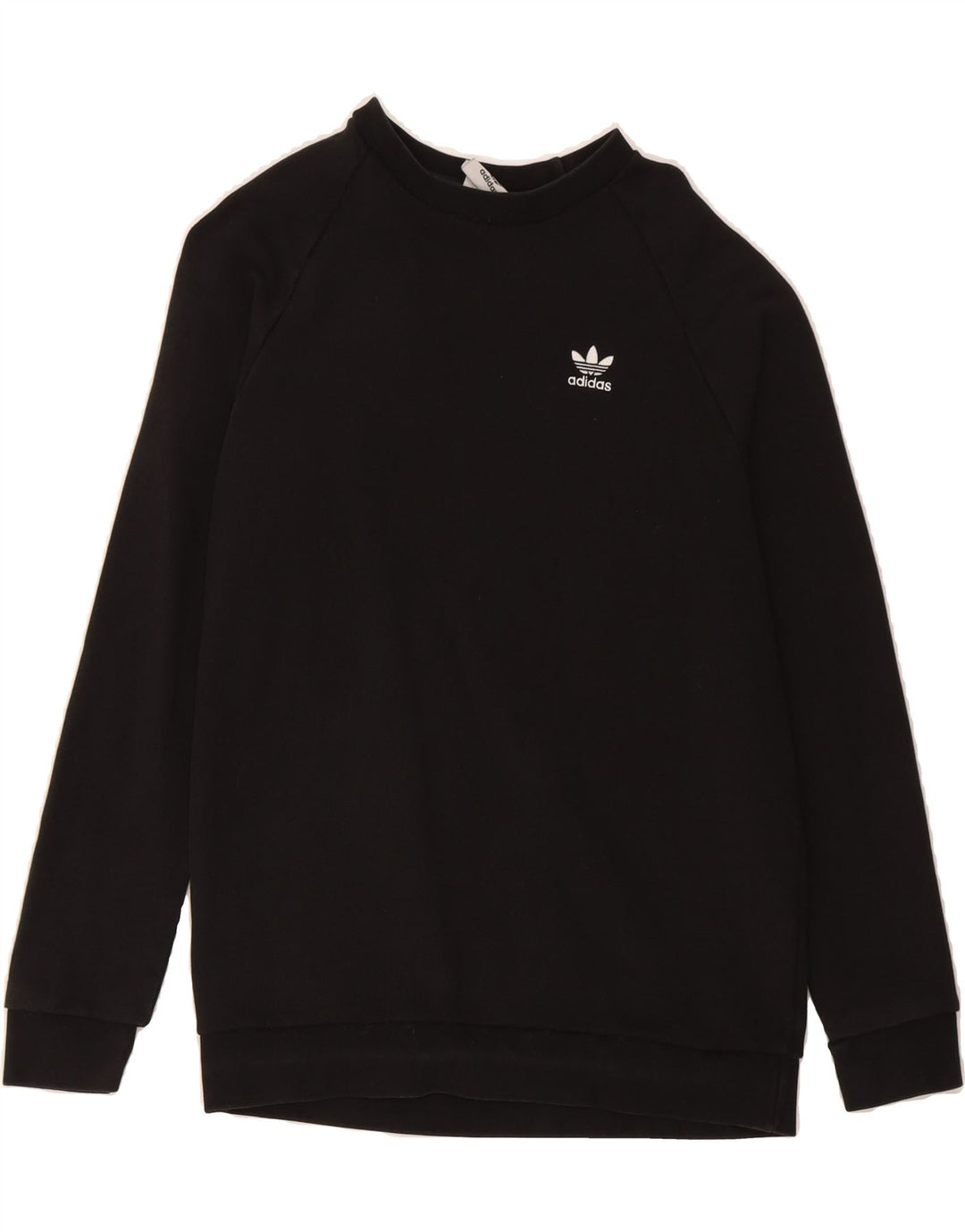 ADIDAS Mens Sweatshirt Jumper Small Black Cotton Vintage Adidas and Second-Hand Adidas from Messina Hembry 