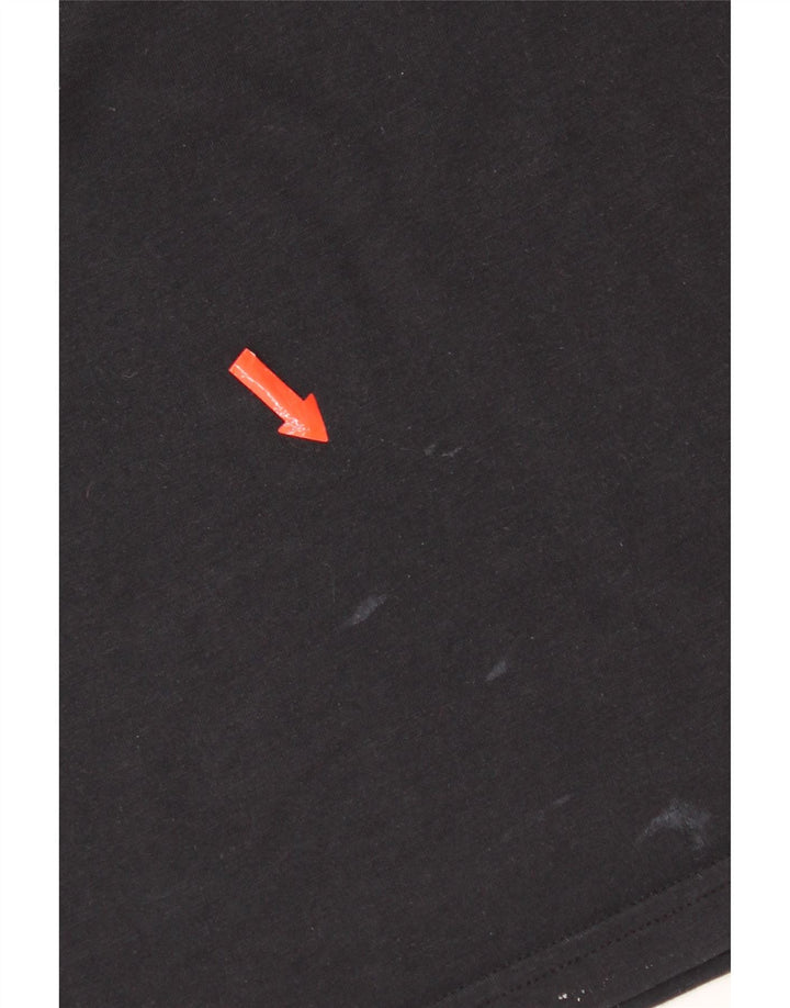 Tricou grafic Under Armour pentru bărbați Heat Gear Top Mediu Negru