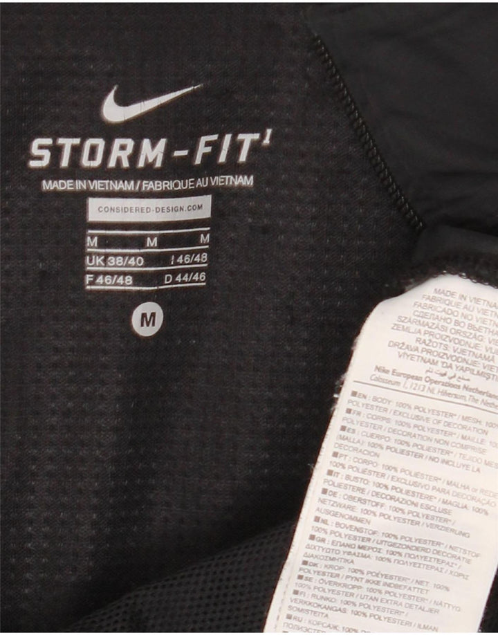 Jachetă de top pentru trening Nike Storm-Fit pentru bărbați UK 38/40 Poliester mediu negru