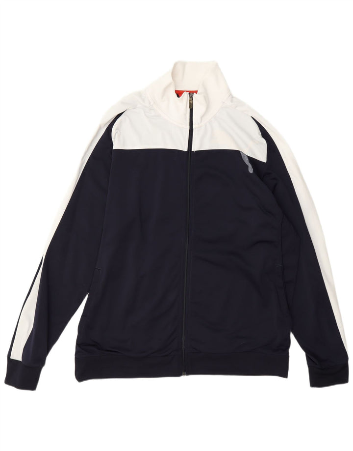 Jachetă de trening pentru bărbați Puma, XL, albastru bleumarin, color block