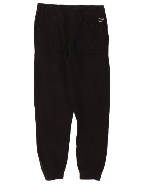 Volcom Mens Tracksuit Trousers Joggers Medium  Black Cotton
