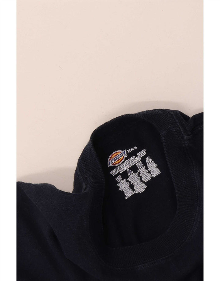 Tricou pentru bărbați Dickies Top mare din bumbac bleumarin