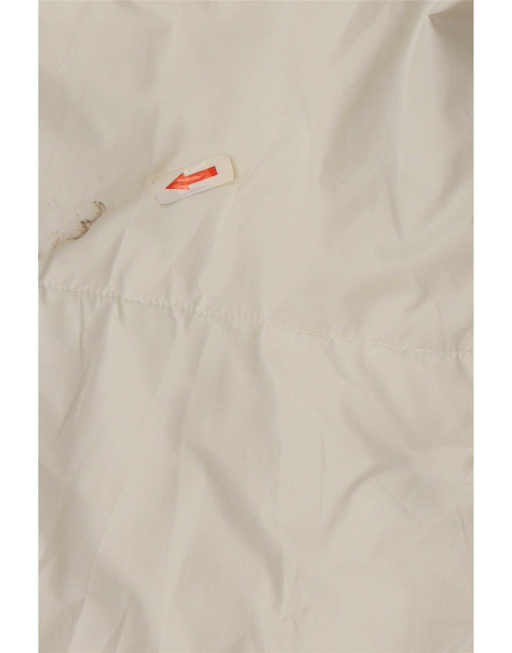 Palton căptușit cu glugă Nike pentru femei UK 6 XS poliester alb