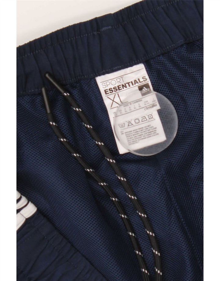 Pantaloni scurți sport pentru bărbați Adidas Climalite XL bleumarin poliester