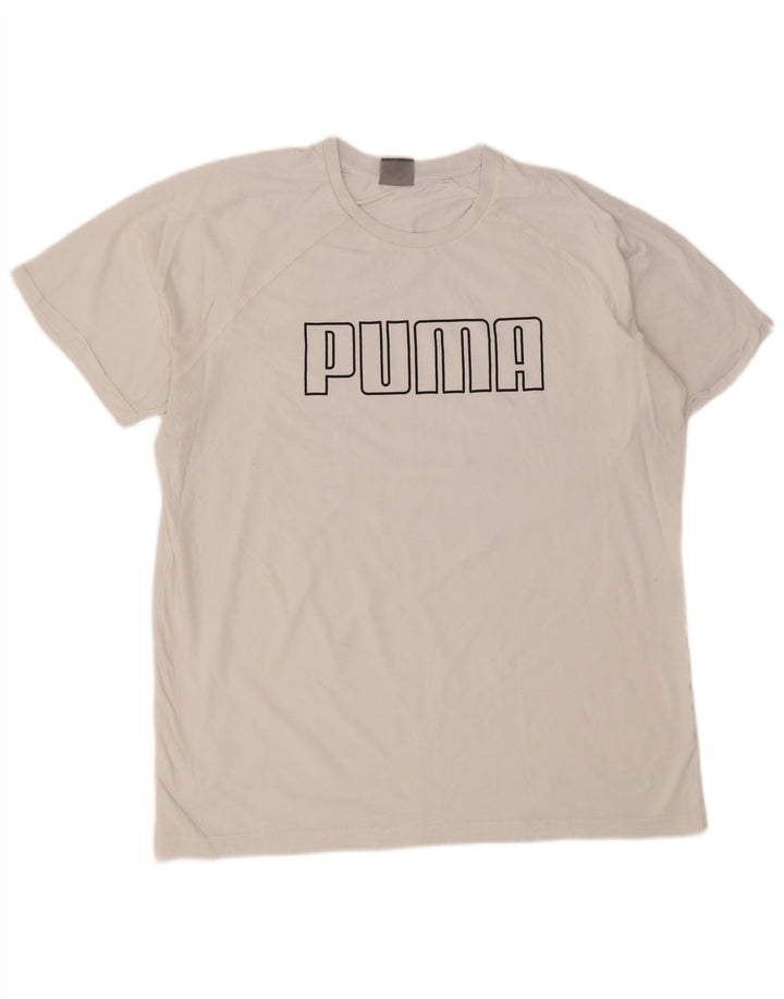 Tricou grafic Puma pentru bărbați Top Large White
