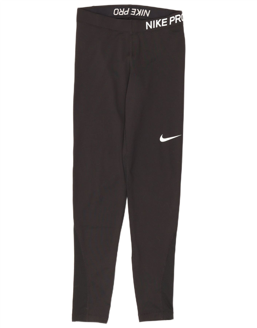 Leggings Nike Dri Fit Graphic pentru femei UK 8 Small Negru Poliester