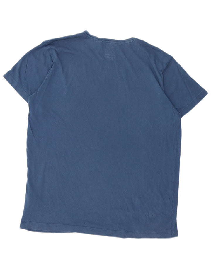 Tricou pentru bărbați K-WAY Top 2XL Bumbac bleumarin