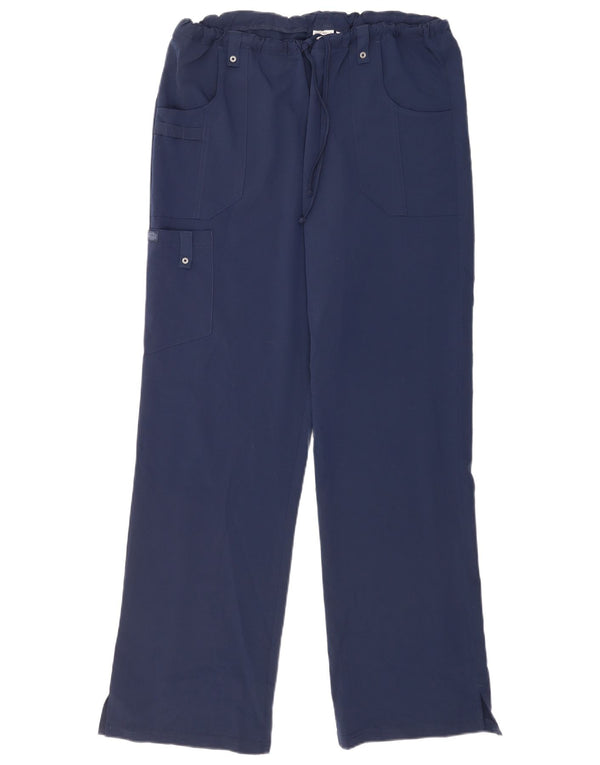 Pantaloni cargo drepti pentru femei Dickies L34 L33 Poliester bleumarin