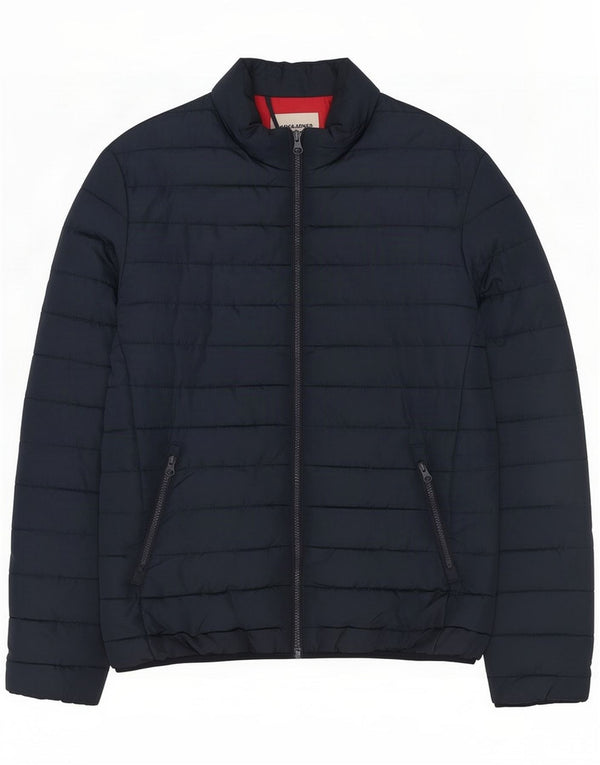 Jack & Jones Jachetă căptușită pentru bărbați UK 38 Medium Bleumarin Poliester