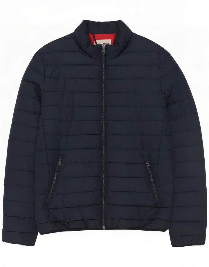 Jack & Jones Jachetă căptușită pentru bărbați UK 38 Medium Bleumarin Poliester