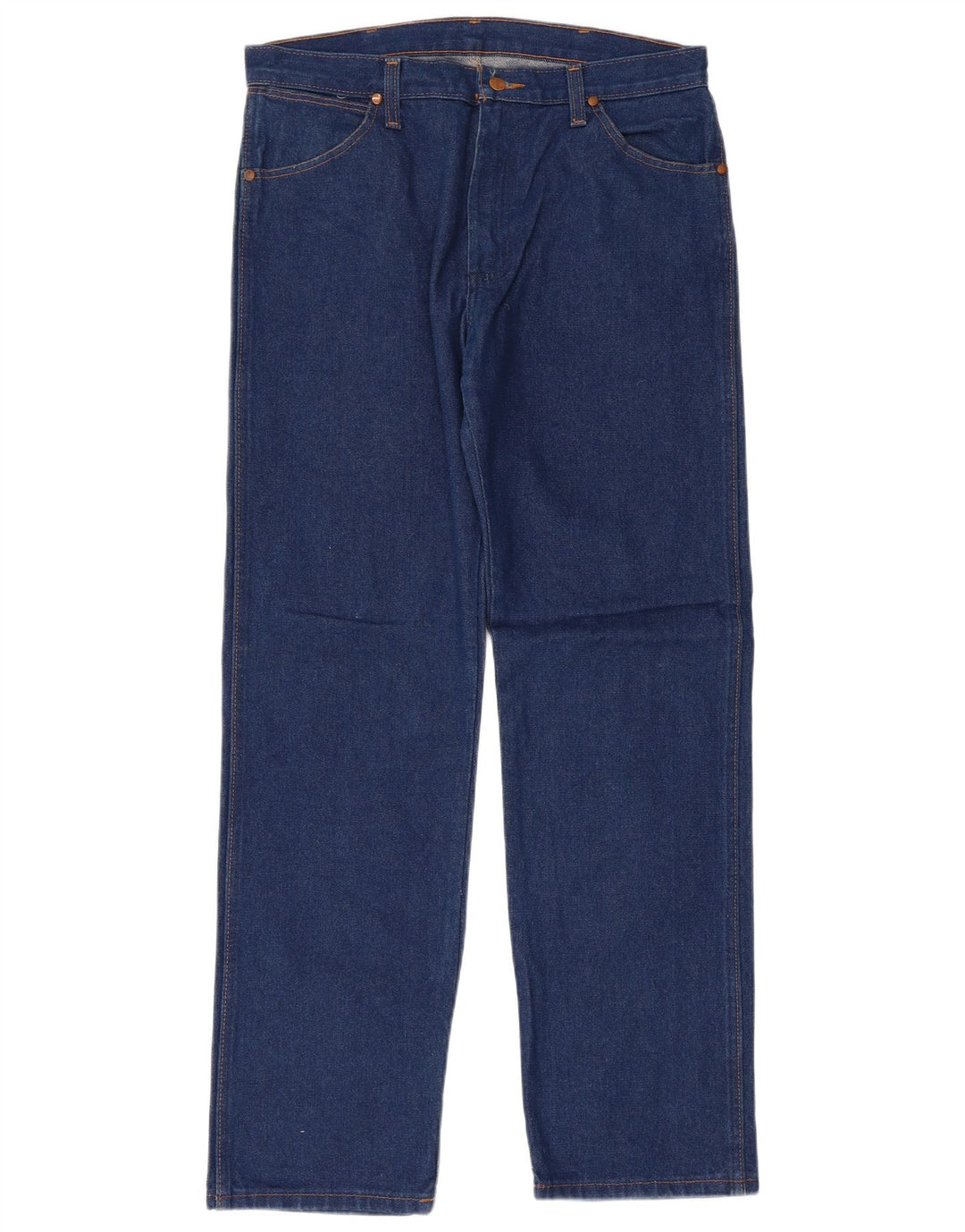 Blugi drepți Wrangler pentru bărbați W33 L32 Bumbac albastru