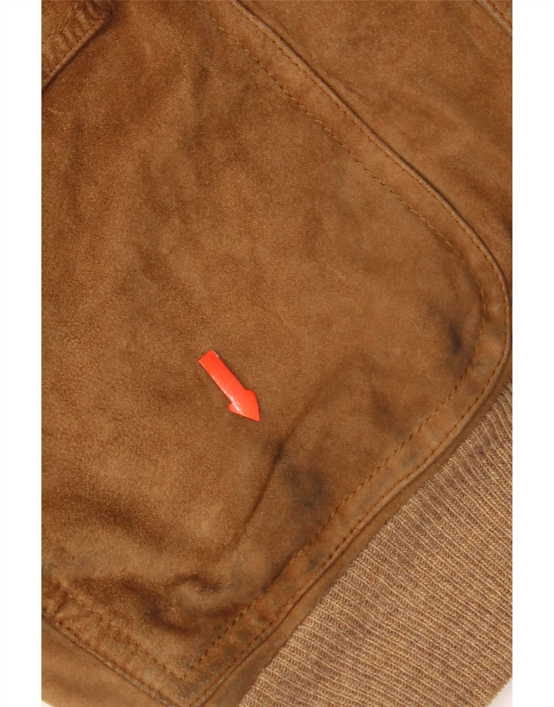 Jachetă Bomber de piele intoarsa pentru barbati Salfra IT 52 XL din piele maro