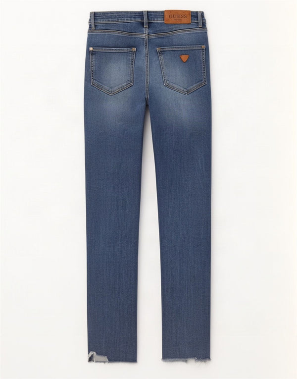 Blugi slim pentru femei Guess W28 L27 albastru