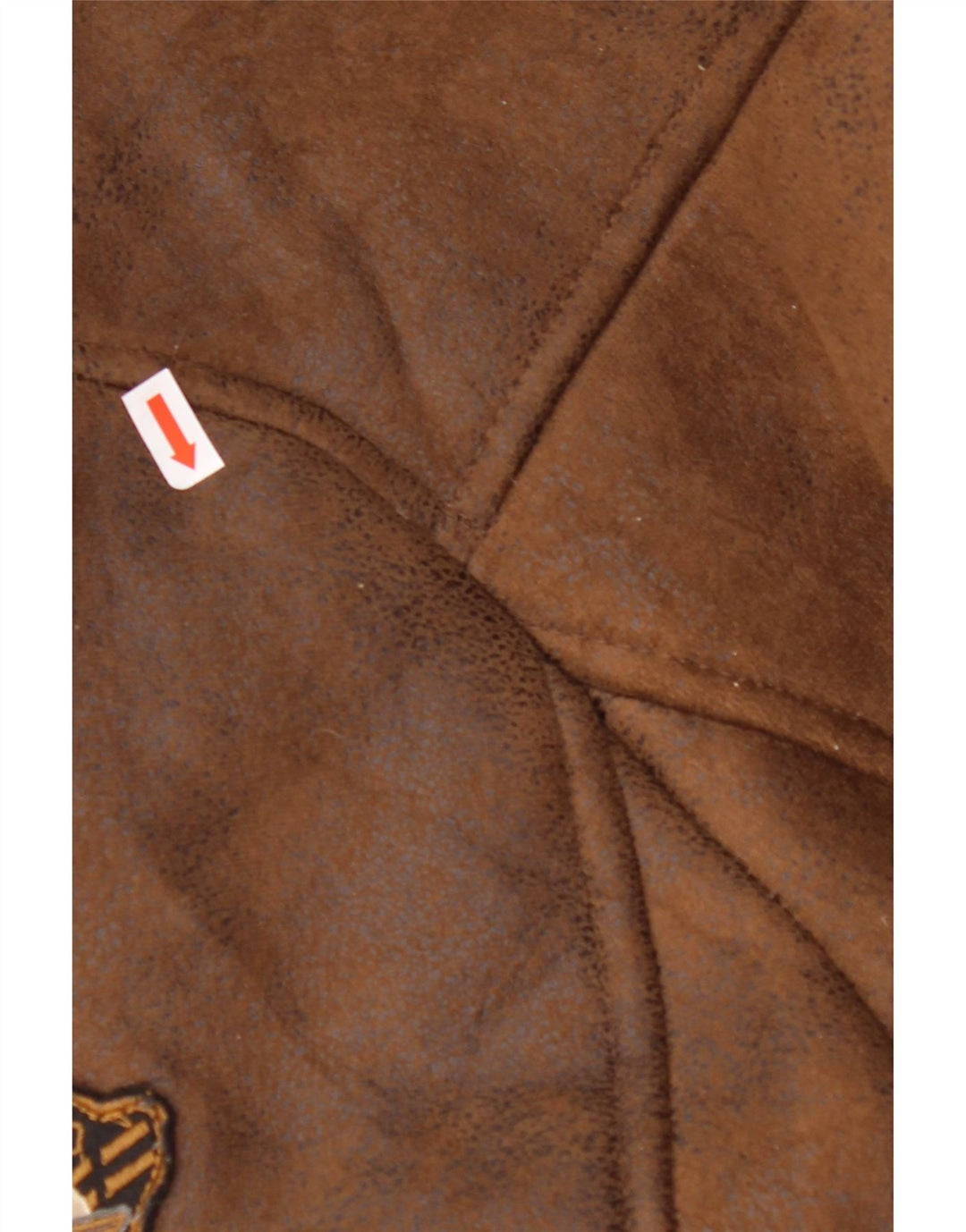 AERONAUTICA MILITARE Jachetă pentru bărbați Flight Sherpa UK 36 Poliester maro mic