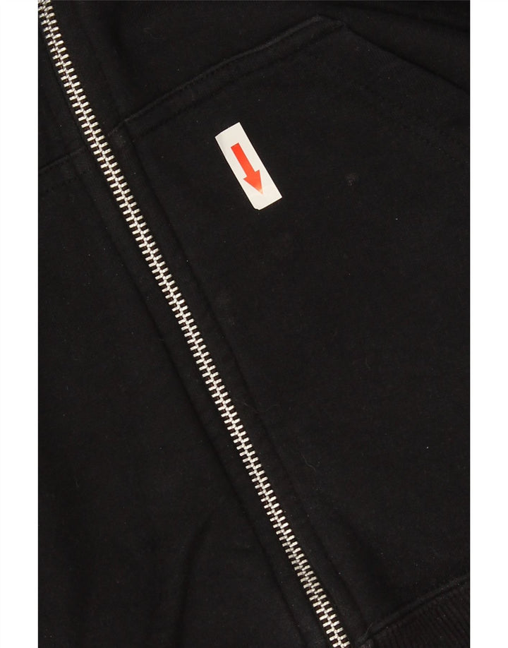 Pulover Nike Graphic Zip pentru bărbați, bumbac mediu negru