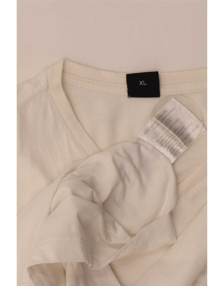 Tricou pentru bărbați Hugo Boss Top XL Bumbac alb