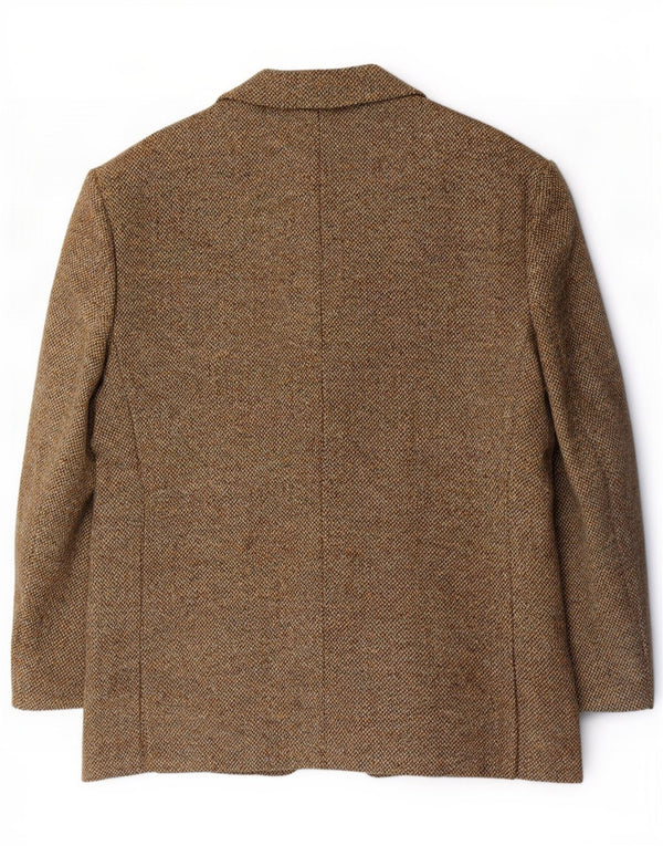 Jachetă pentru bărbați Harris Tweed, cu 2 nasturi, IT 46 3XL, maro pete