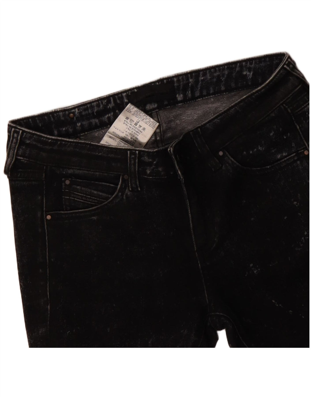 Blugi skinny DIESEL pentru femei W28 L33 bumbac negru